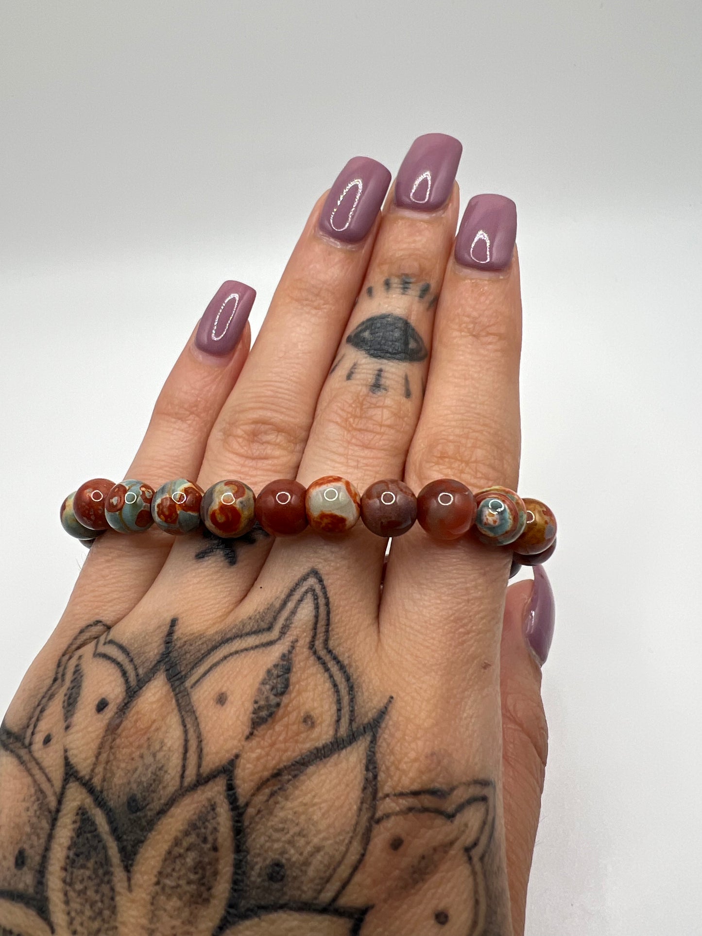 Crystal bead bracelet