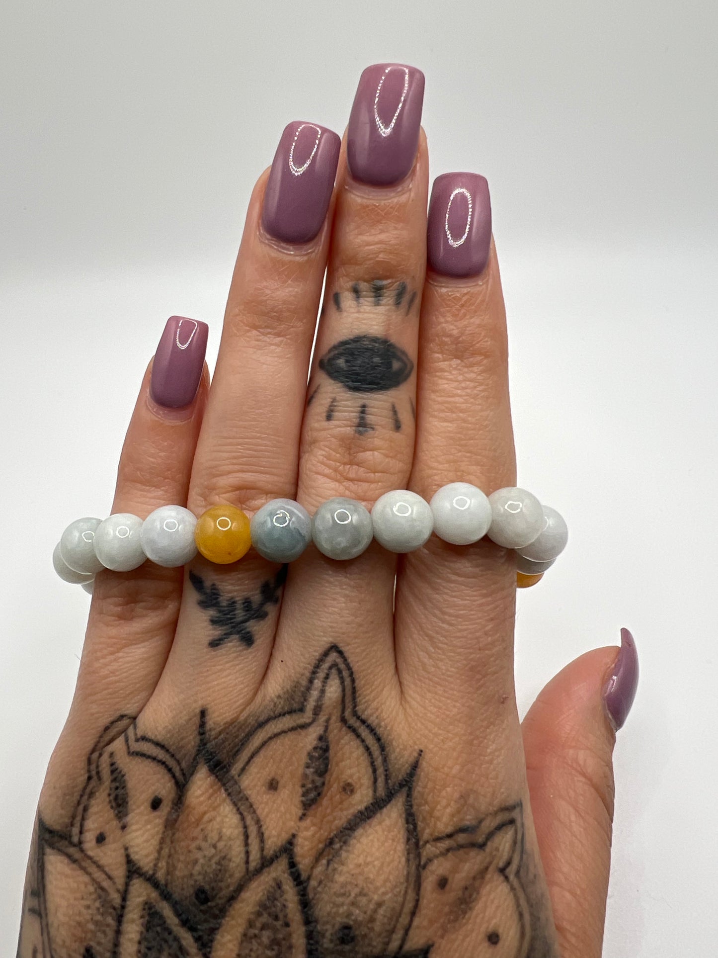 Crystal bead bracelet
